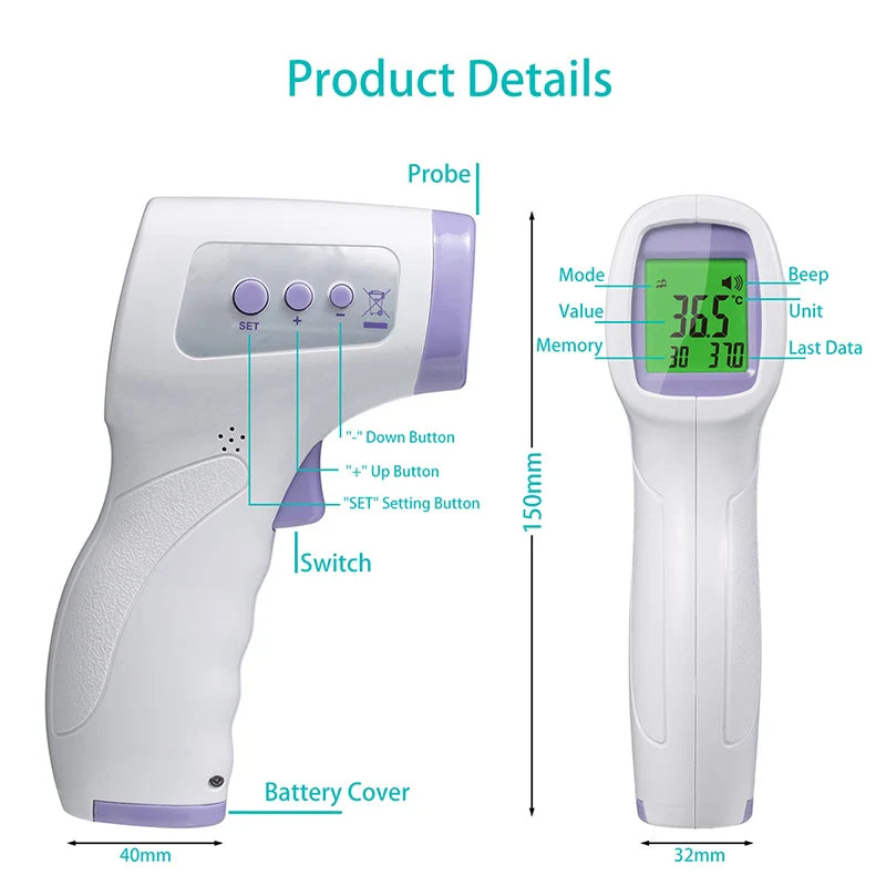 Digital Infrared Forehead Thermometer