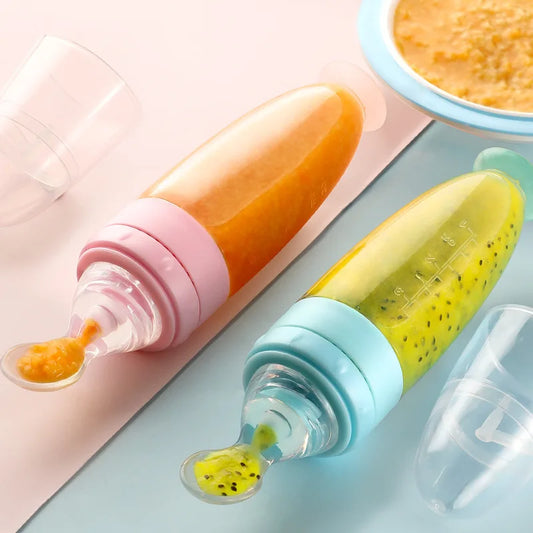 Silicone Baby Food Feeder – BPA-Free Weaning Set