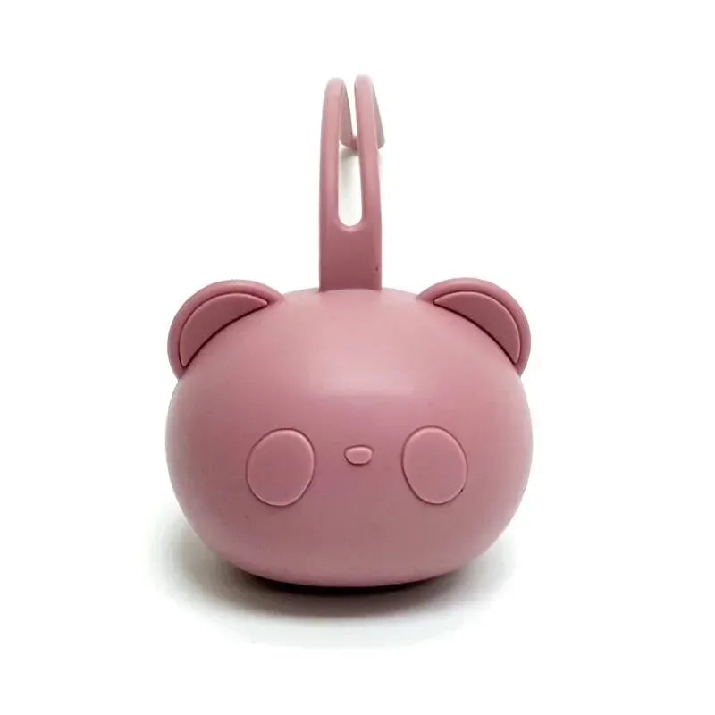Panda-Shaped Silicone Pacifier Case