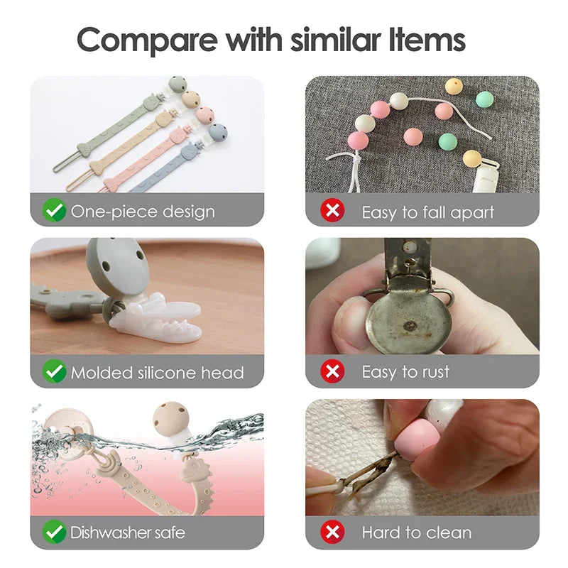 Silicone Pacifier Clip