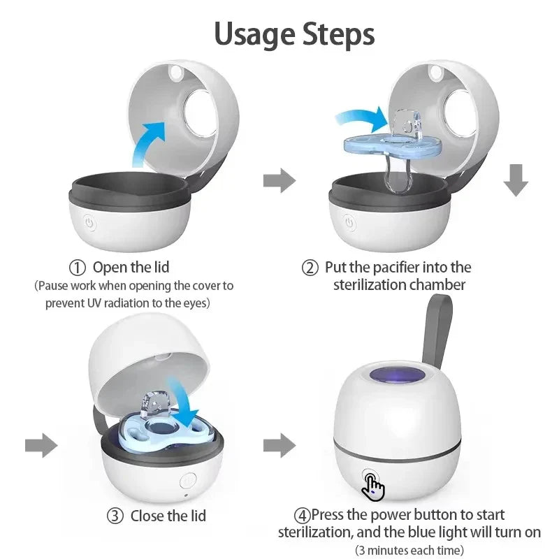Portable Pacifier Sterilizer Case