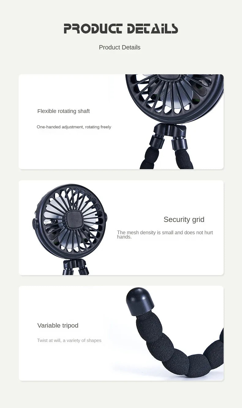 Portable Stroller Fan