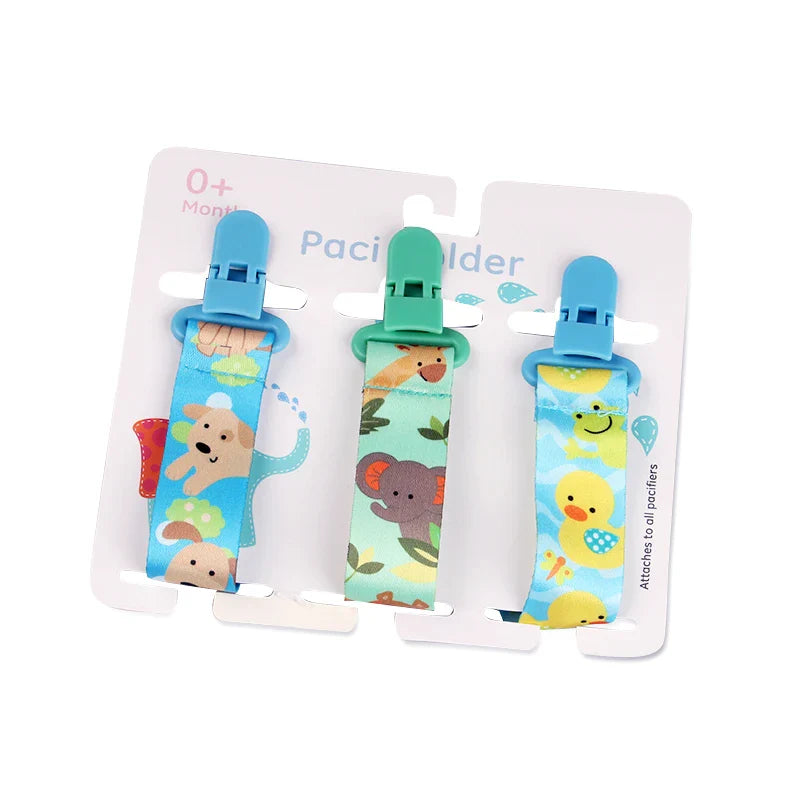 3pcs Baby Pacifier Clip Set