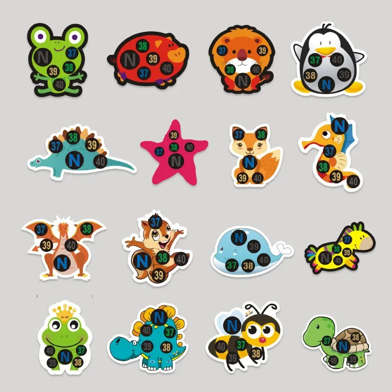 10pcs Baby Cute Cartoon Animal Sticker
