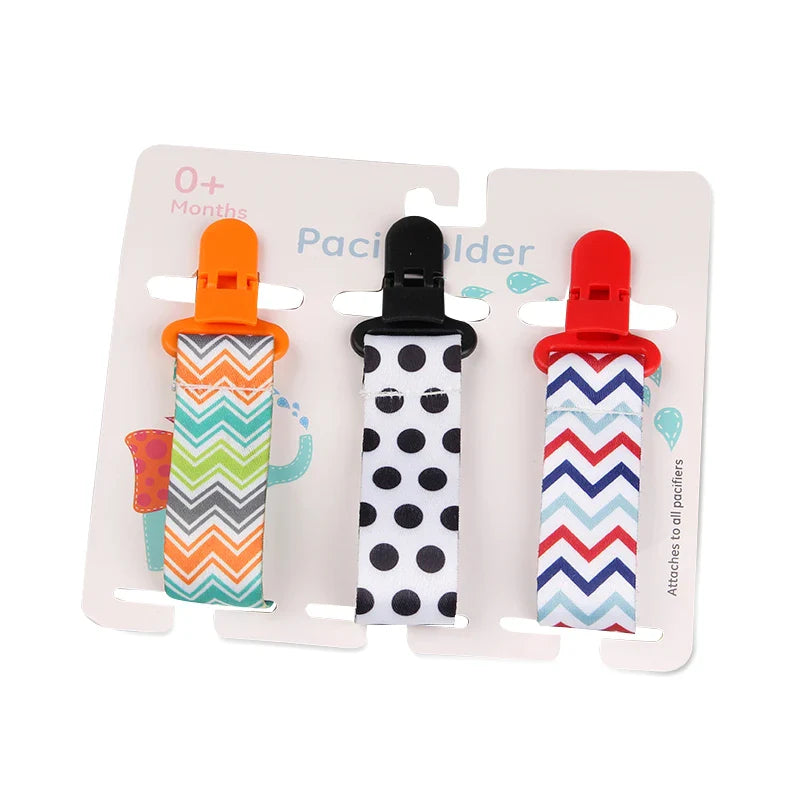 3pcs Baby Pacifier Clip Set