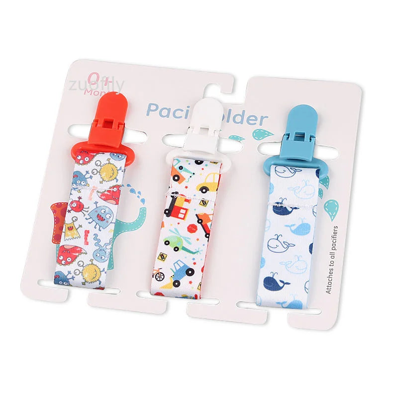 3pcs Baby Pacifier Clip Set