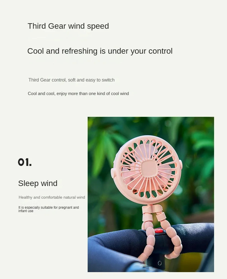 Portable Stroller Fan