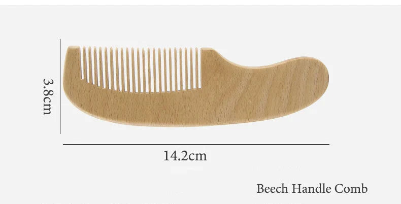 Newborn Baby Wooden Hair Brush