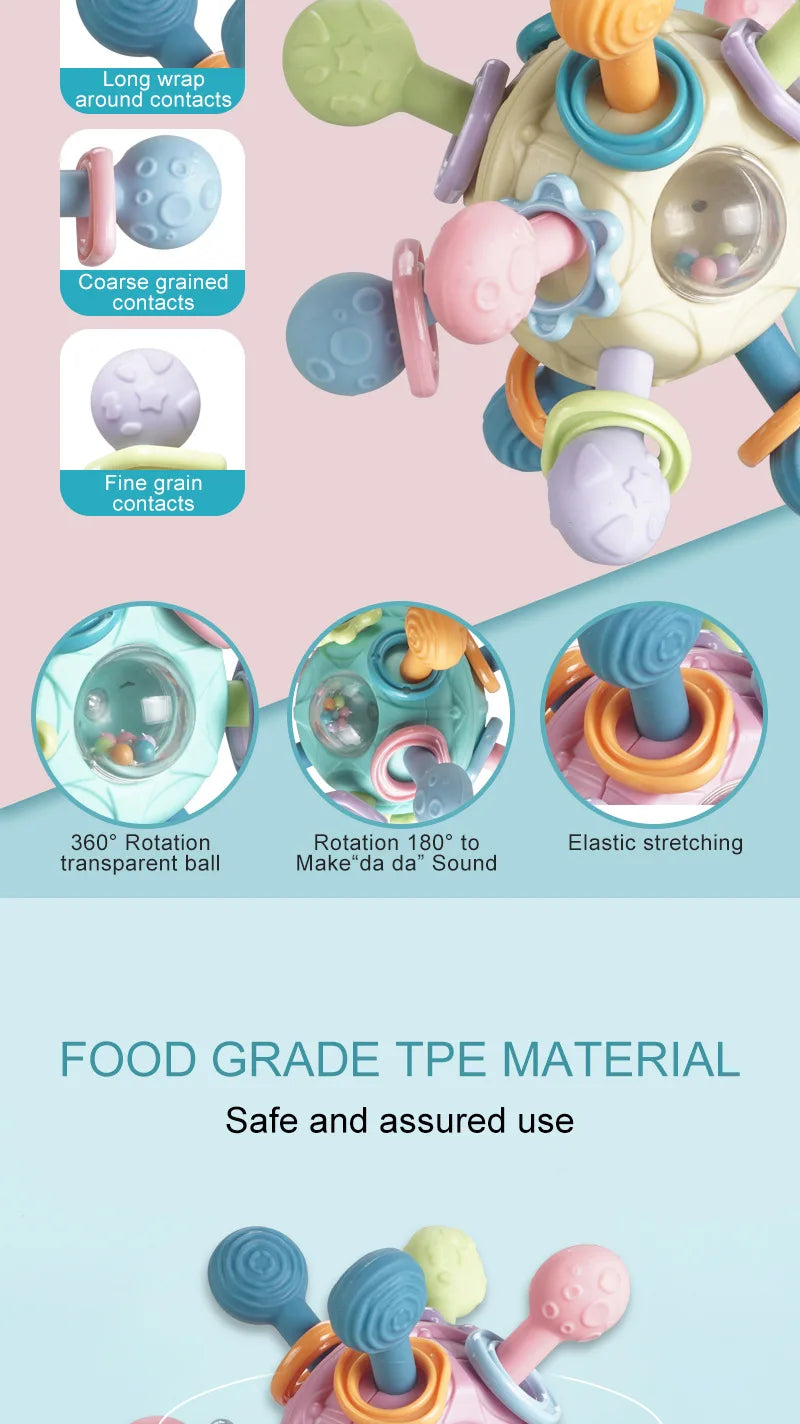 Baby Rotating Rattle Ball