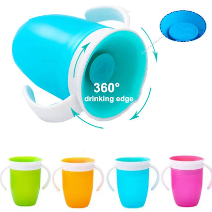360° Rotating Baby Learning Drinking Cup
