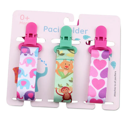 3pcs Baby Pacifier Clip Set